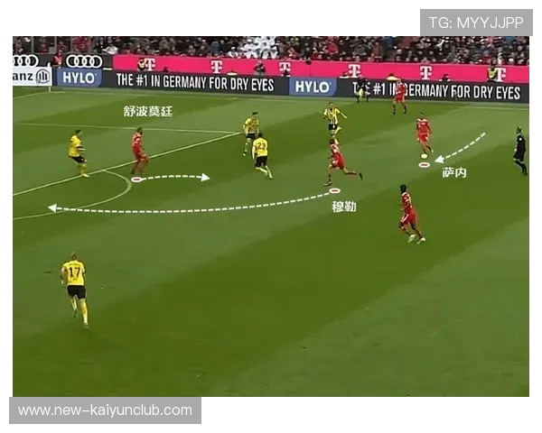 拜仁通过分边牵制扩大进攻范围